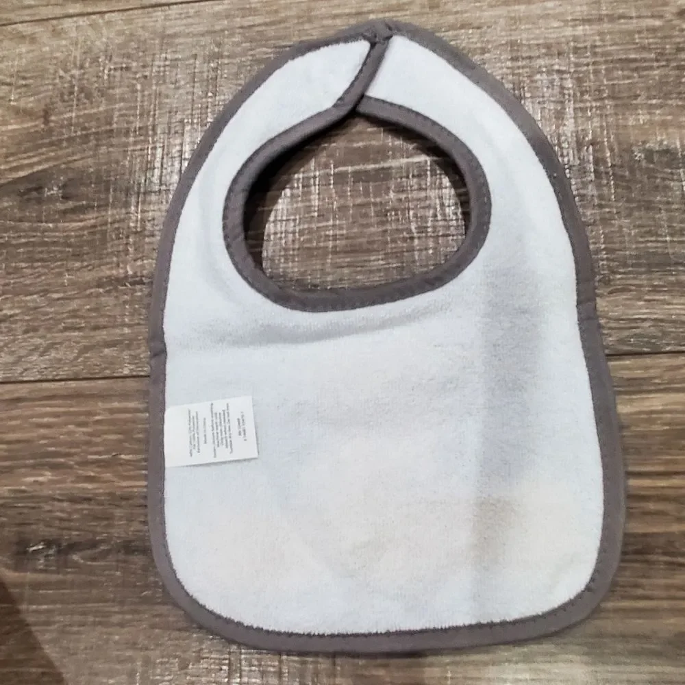 Baby Bib Set One Size 6 Pieces Blue, Yellow, White and Etc.
